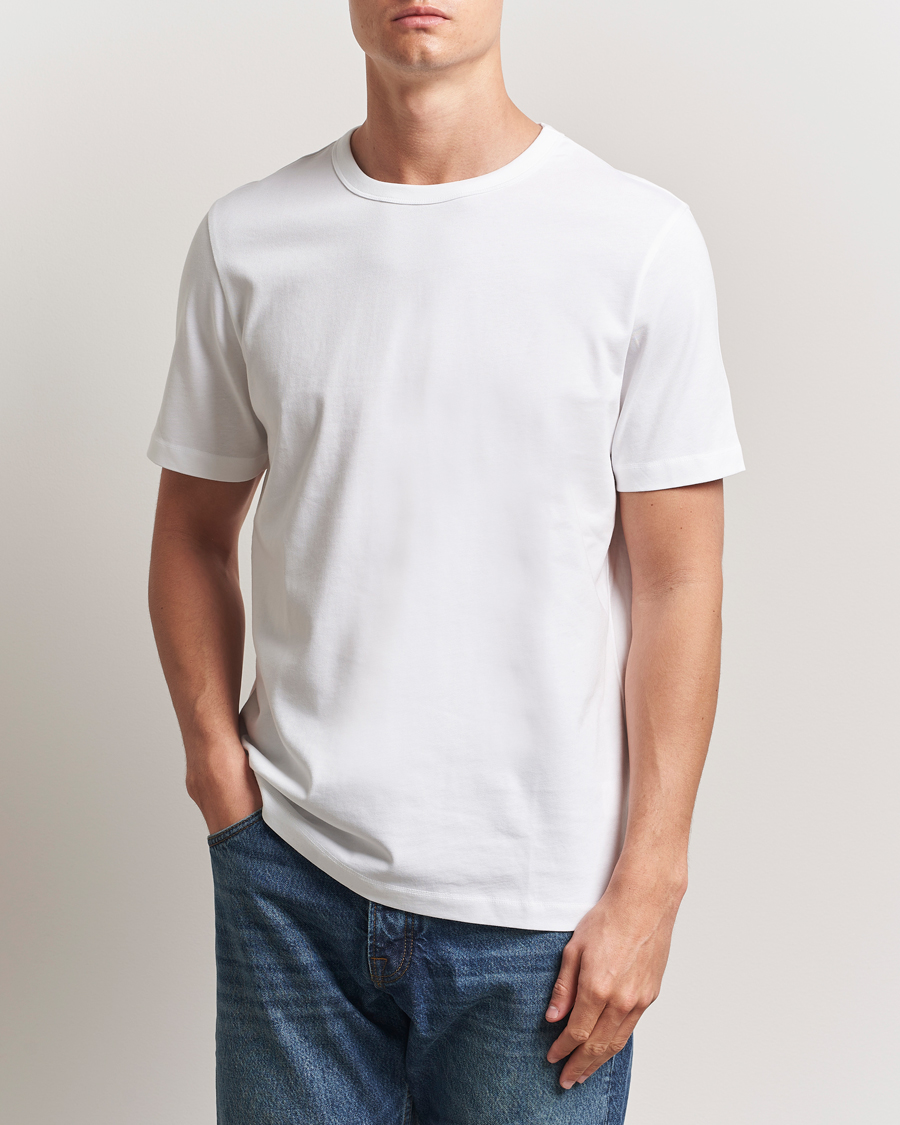 Heren | Witte T-shirts | A Day's March | Heavy Tee White