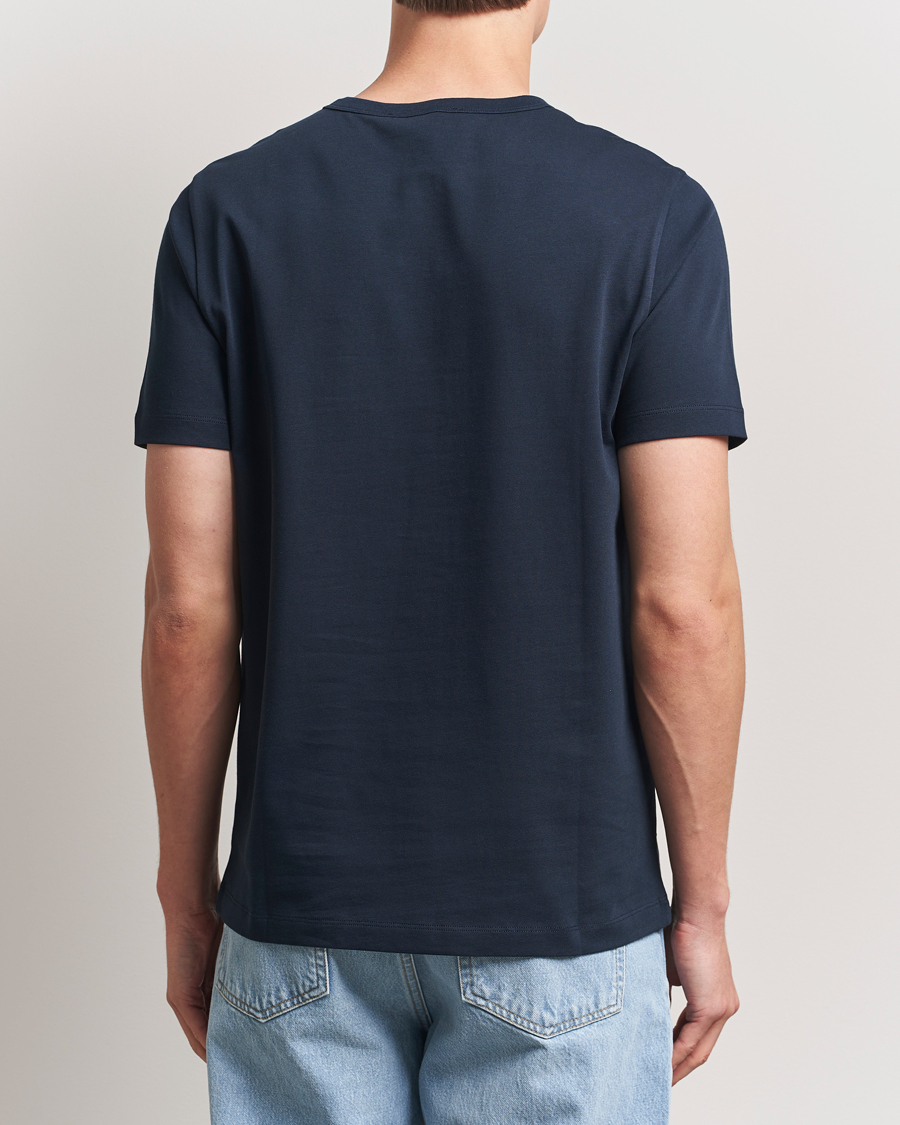 Heren | T-shirts | A Day's March | Heavyweight T-Shirt Navy