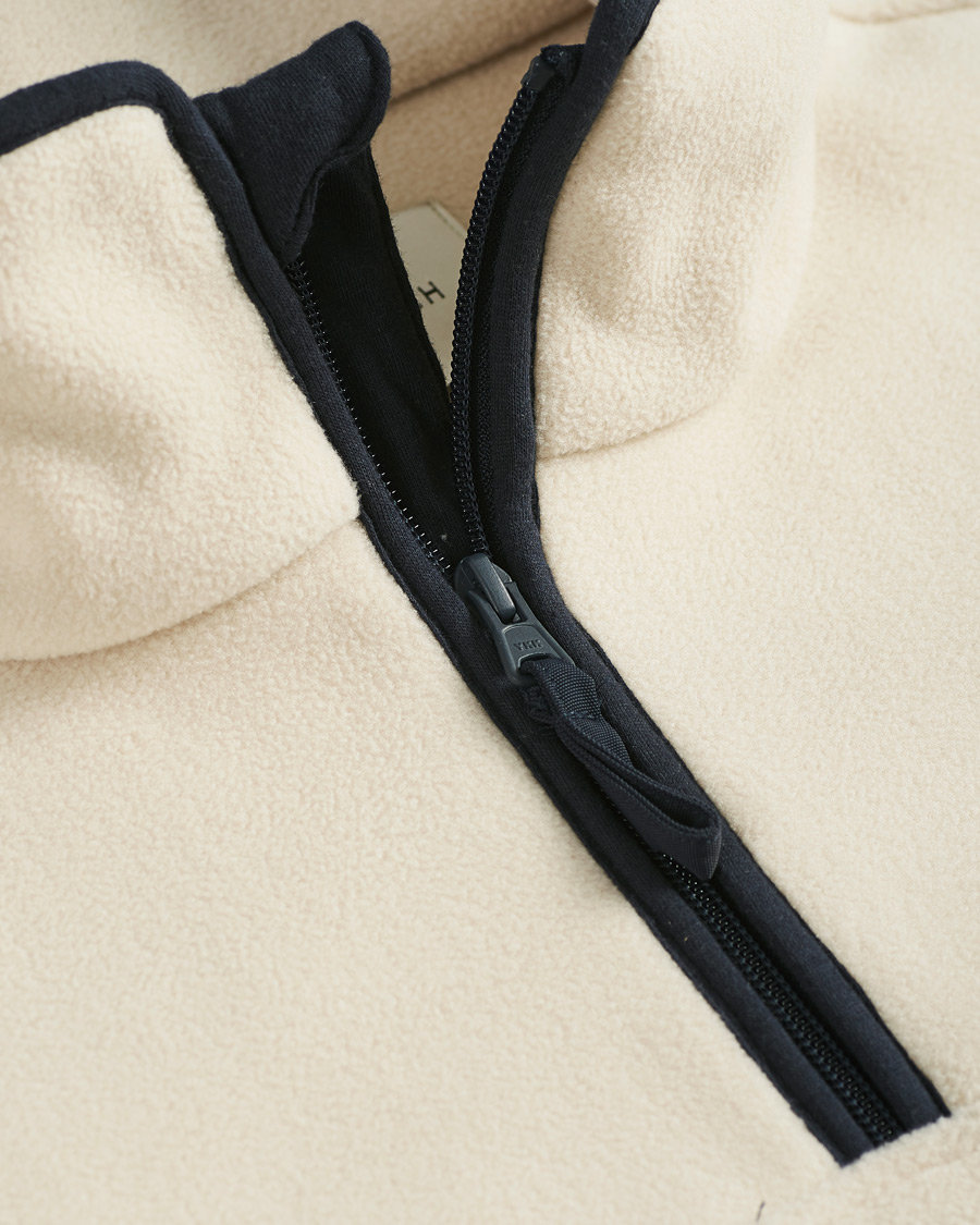 Heren | Truien | A Day's March | Blackälven Microfleece Half Zip Sand