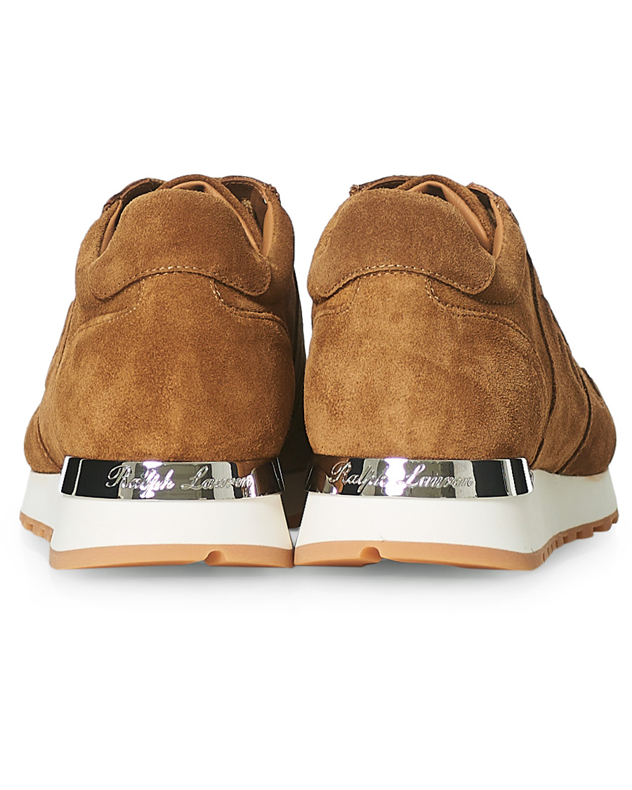 Heren | Ralph Lauren Purple Label Ethan Running Sneakers Brown Suede | Ralph Lauren Purple Label | Ethan Running Sneakers Brown Suede