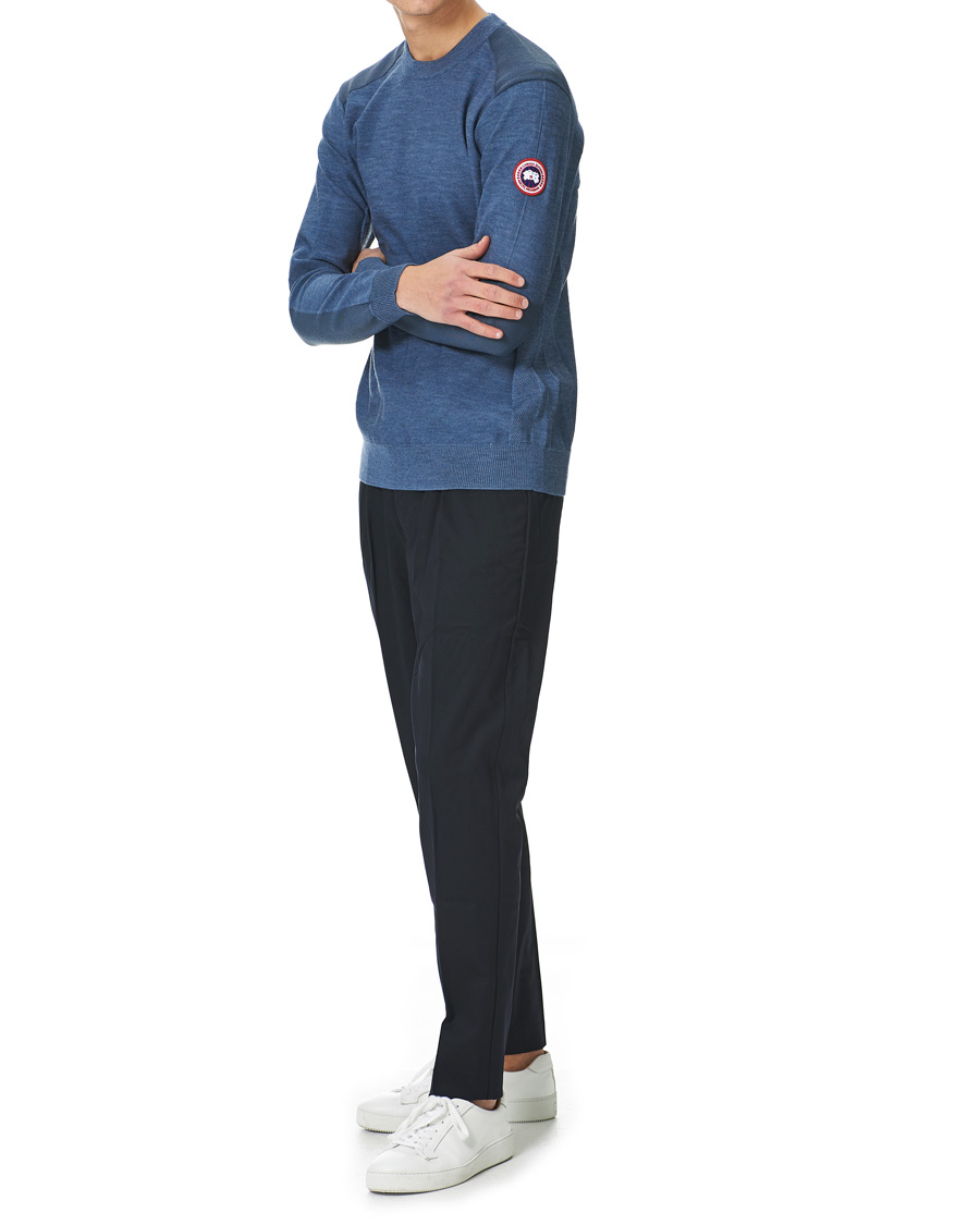 Heren | Truien | Canada Goose | Dartmouth Crew Neck Sweater Ozone Blue Heather