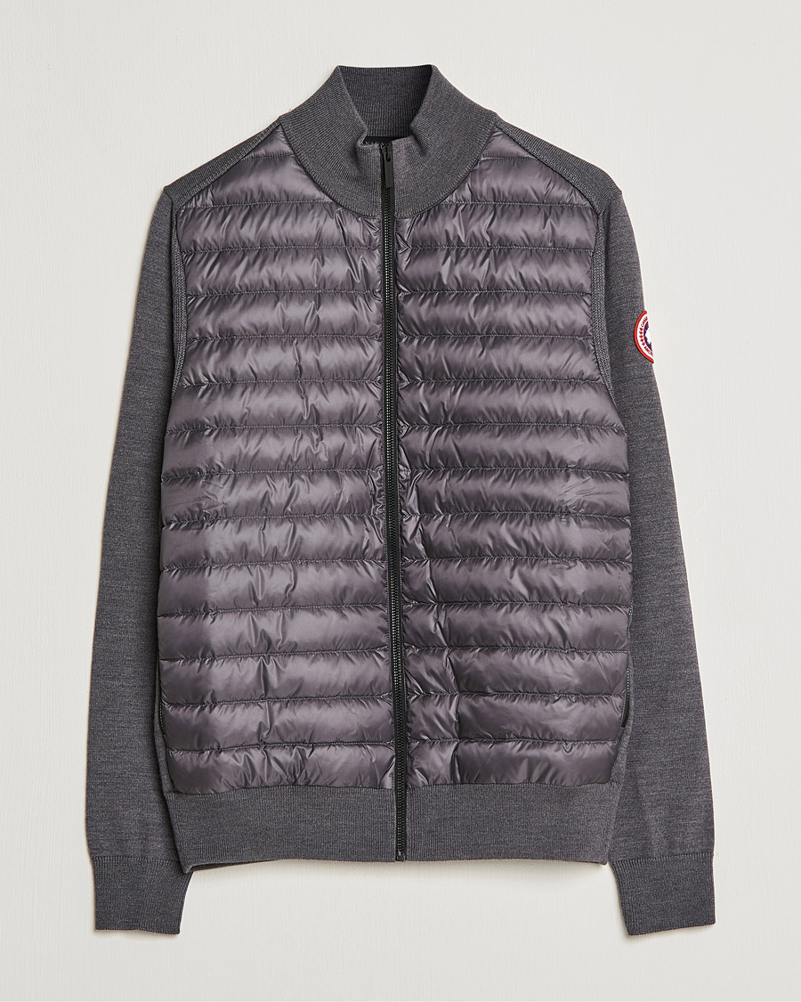 Heren | Truien | Canada Goose | Hybridge Knit Packable Jacket Iron Grey