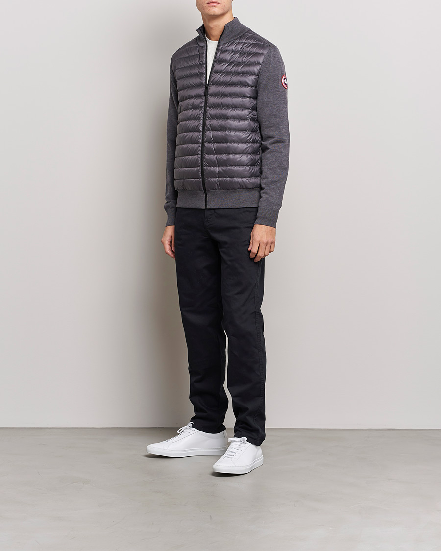Heren | Truien | Canada Goose | Hybridge Knit Packable Jacket Iron Grey