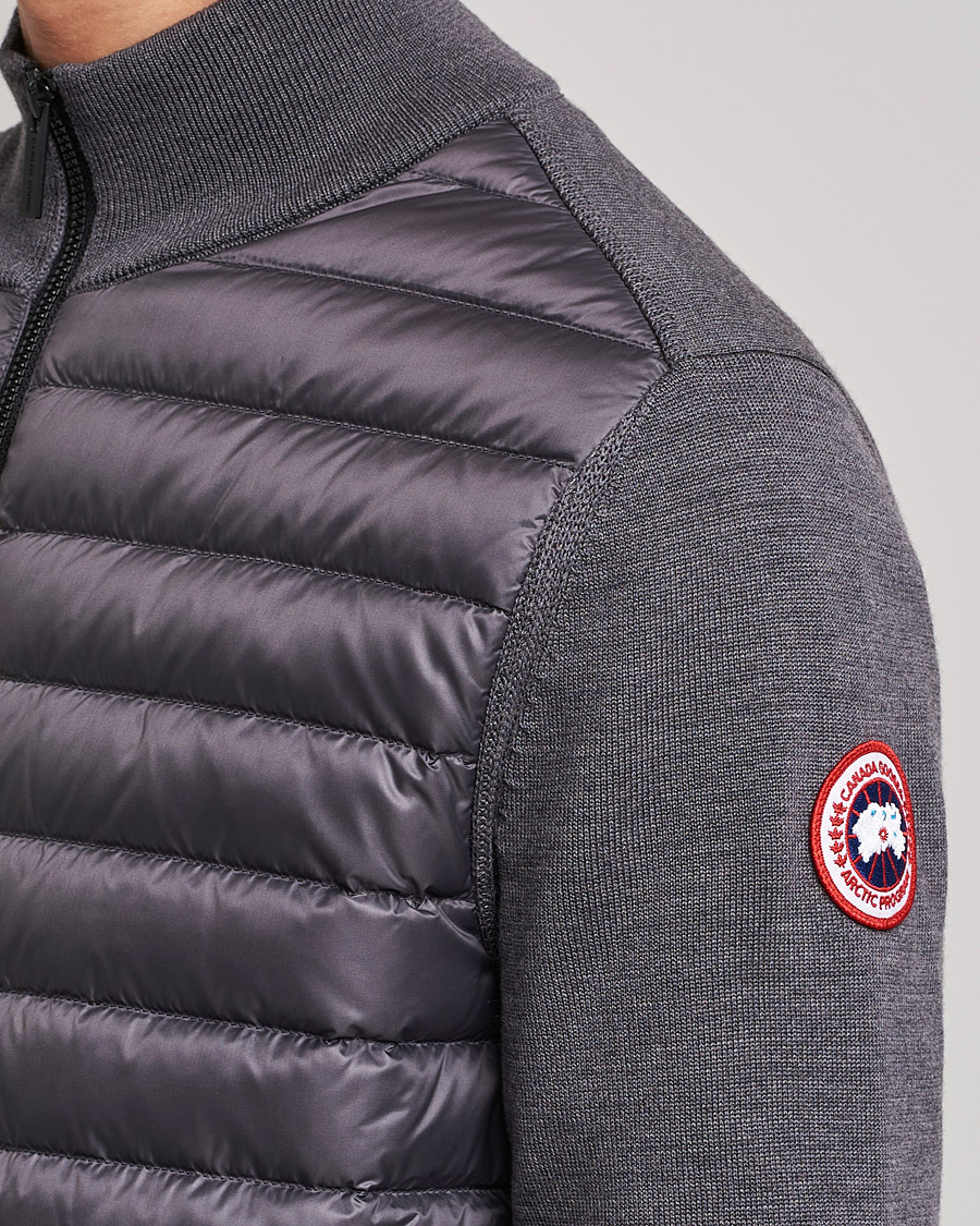 Heren | Truien | Canada Goose | Hybridge Knit Packable Jacket Iron Grey