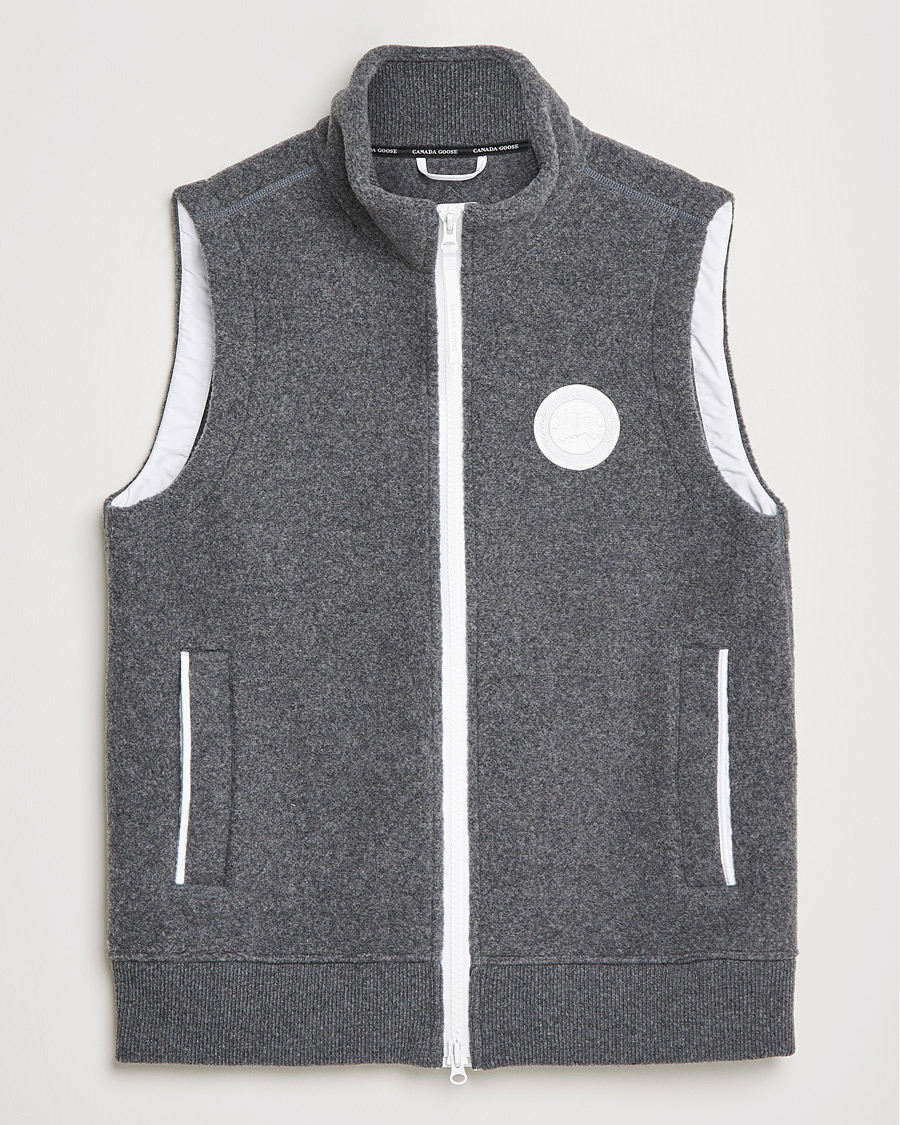 Heren | Jassen | Canada Goose | Mersey Fleece Vest Quarry Grey