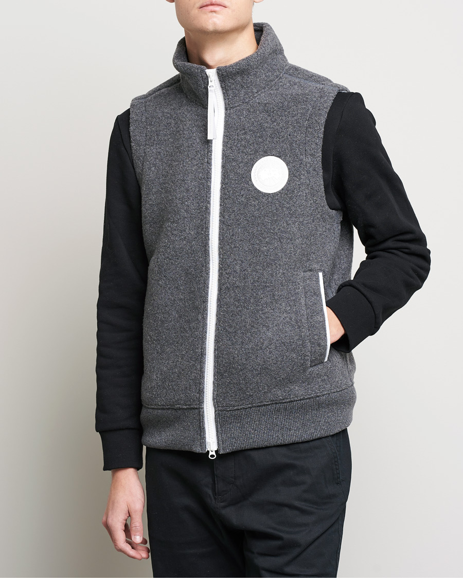 Heren | Jassen | Canada Goose | Mersey Fleece Vest Quarry Grey