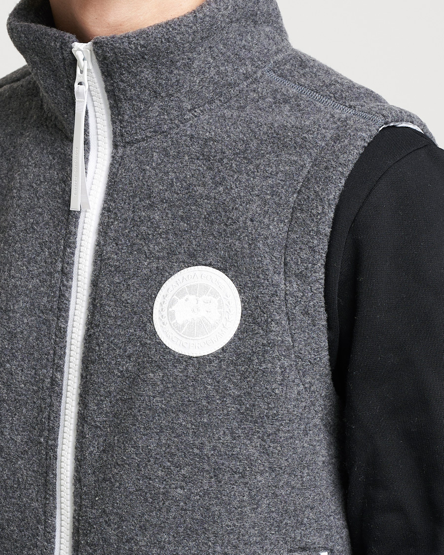 Heren | Jassen | Canada Goose | Mersey Fleece Vest Quarry Grey