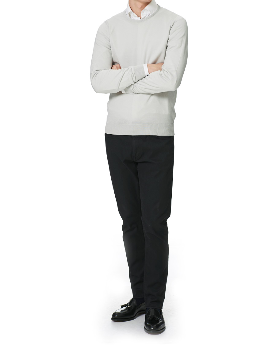 Heren | Truien | John Smedley | Hatfield Sea Island Crew Neck Cloud