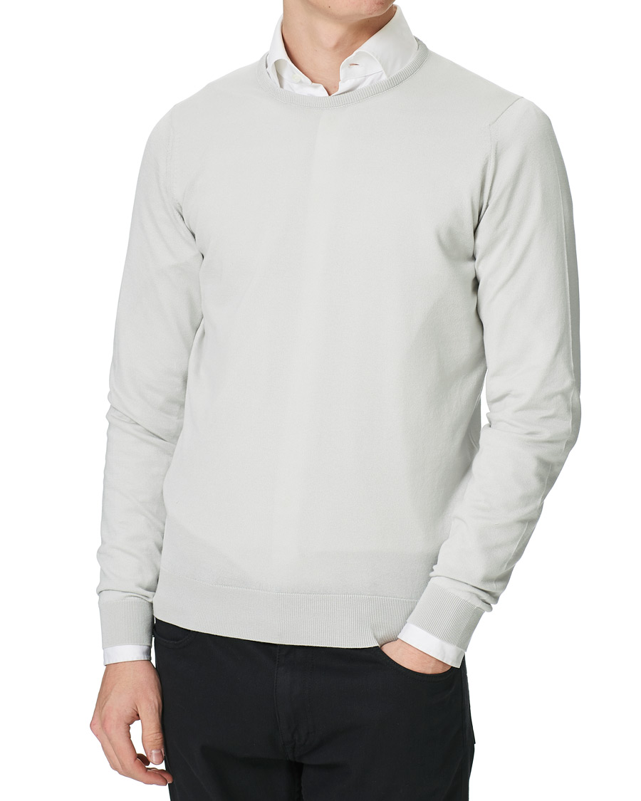 Heren | Truien | John Smedley | Hatfield Sea Island Crew Neck Cloud