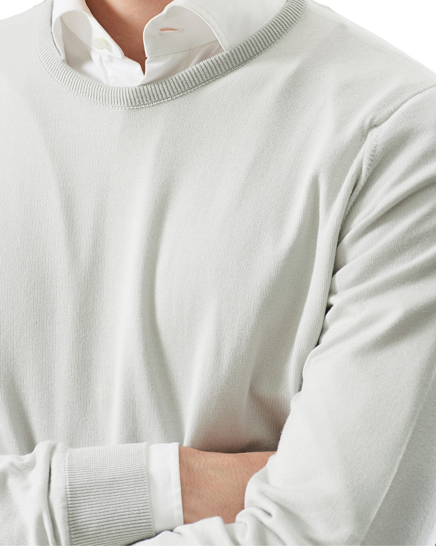 Heren | Truien | John Smedley | Hatfield Sea Island Crew Neck Cloud