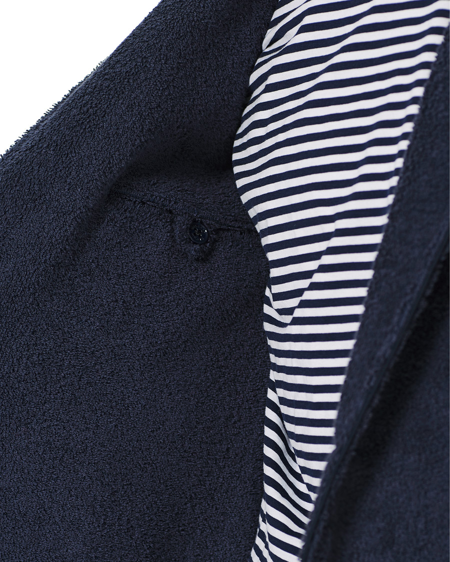 Heren | Truien | Orlebar Brown | Darvill Cotton Terry Cardigan Ink
