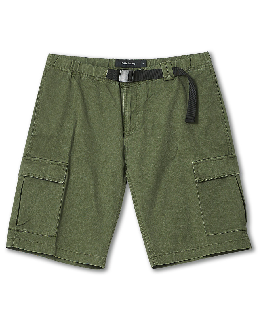 Heren | Korte broek | Peak Performance | Cotton Cargo Shorts Pine Neddle