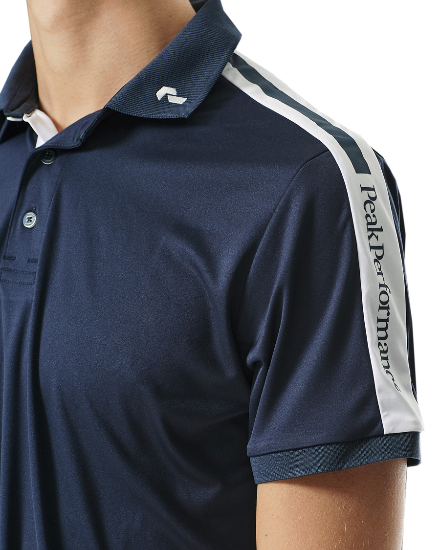Heren | Polo's | Peak Performance | Player Polo Blue Shadow