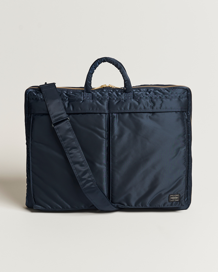 Heren | Porter-Yoshida & Co. Tanker Garment Bag Iron Blue | Porter-Yoshida & Co. | Tanker Garment Bag Iron Blue