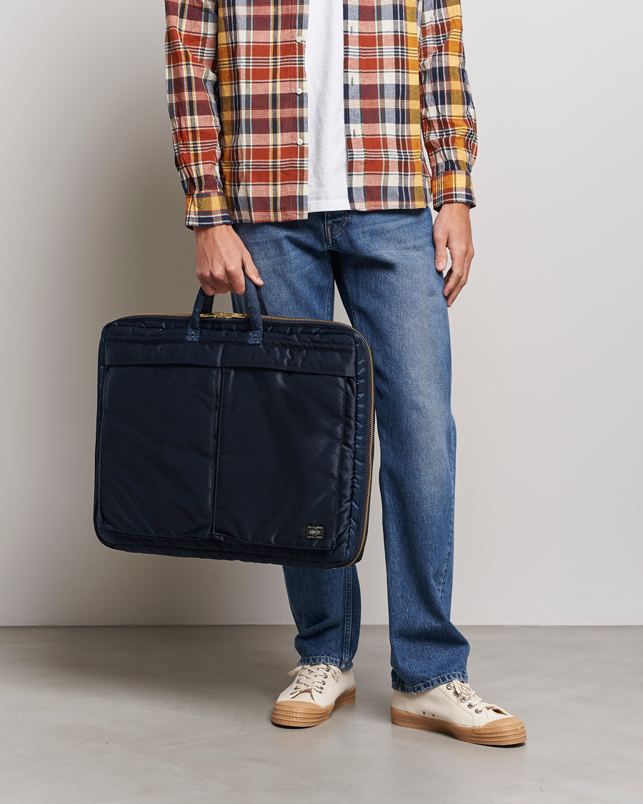 Heren | Tassen | Porter-Yoshida & Co. | Tanker Garment Bag Iron Blue