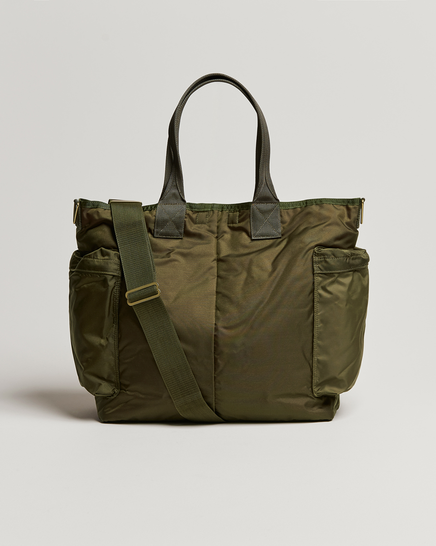 Heren | Draagtassen | Porter-Yoshida & Co. | Force 2Way Tote Bag Olive Drab