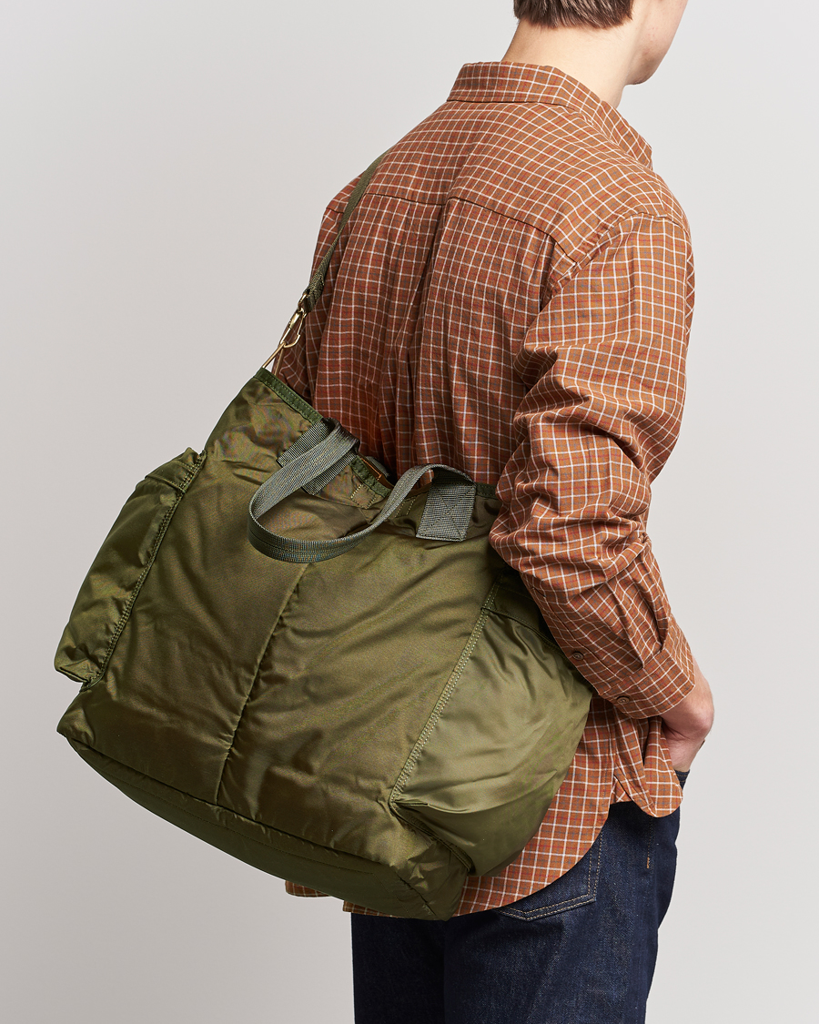 Heren | Japanese Department | Porter-Yoshida & Co. | Force 2Way Tote Bag Olive Drab