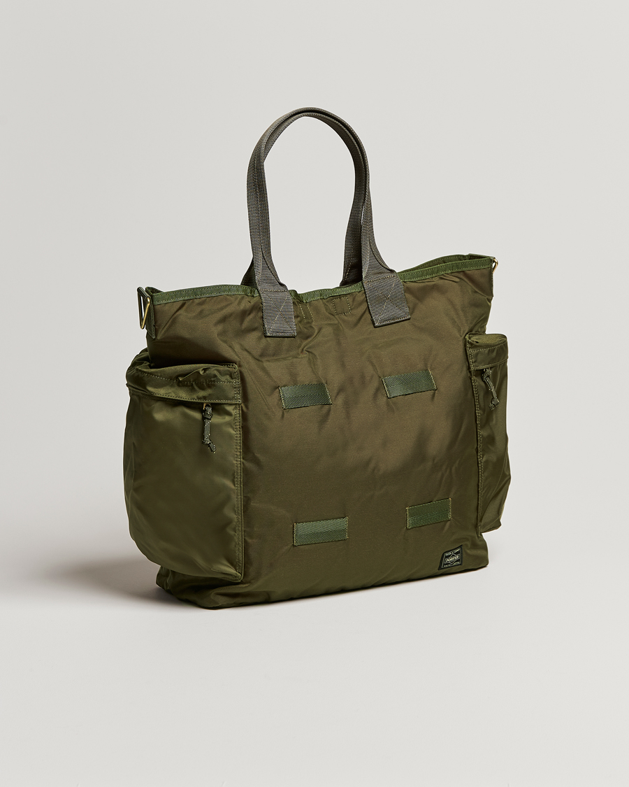 Heren | Tassen | Porter-Yoshida & Co. | Force 2Way Tote Bag Olive Drab