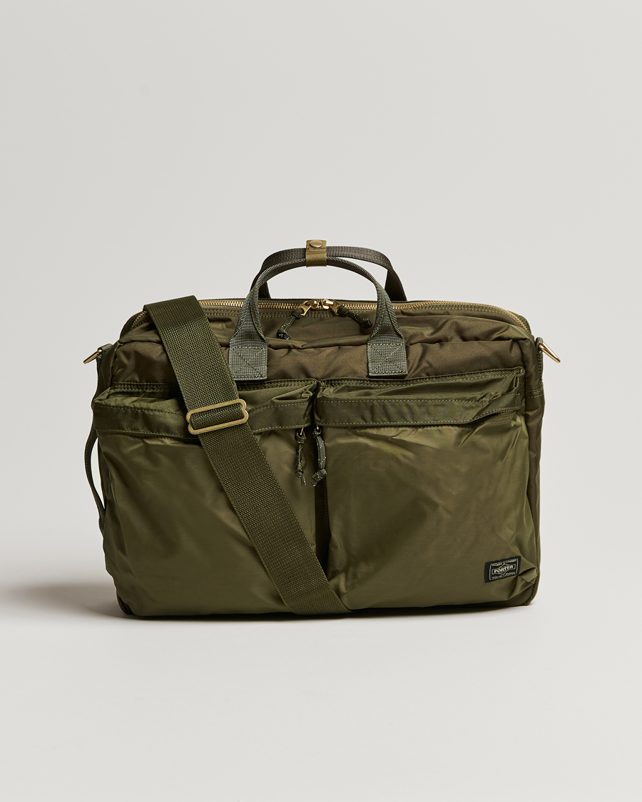 Heren | Tassen | Porter-Yoshida & Co. | Force 3Way Briefcase Olive Drab