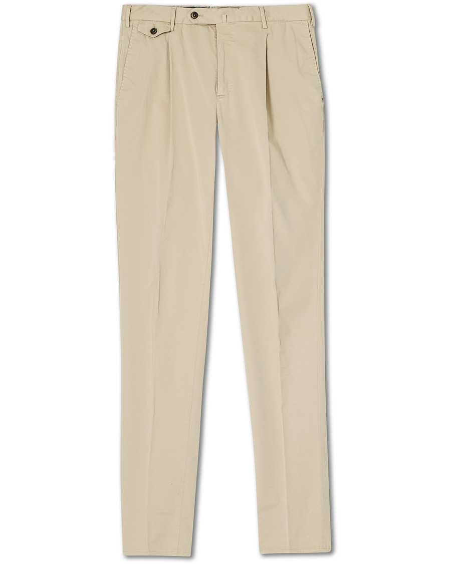 Heren | Broeken | PT01 | Gentleman Fit Cotton Trousers Beige