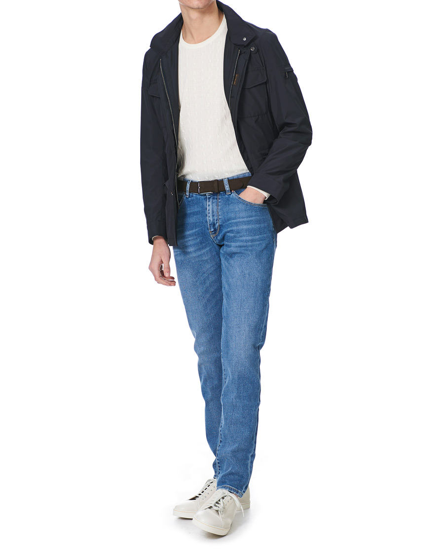 Heren | Jeans | PT01 | Slim Fit Stretch Denim Light Blue Wash