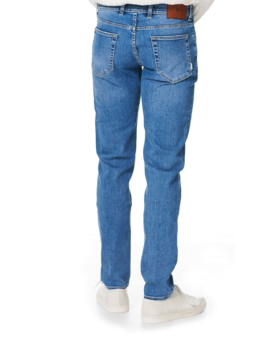 Heren | Jeans | PT01 | Slim Fit Stretch Denim Light Blue Wash