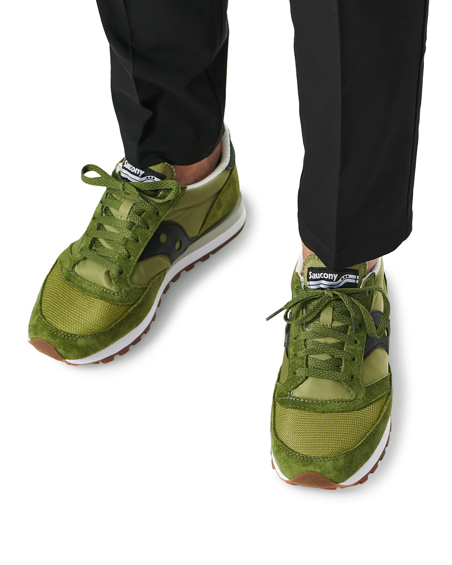 Heren | Saucony Jazz 81 Sneaker Green/Black | Saucony | Jazz 81 Sneaker Green/Black