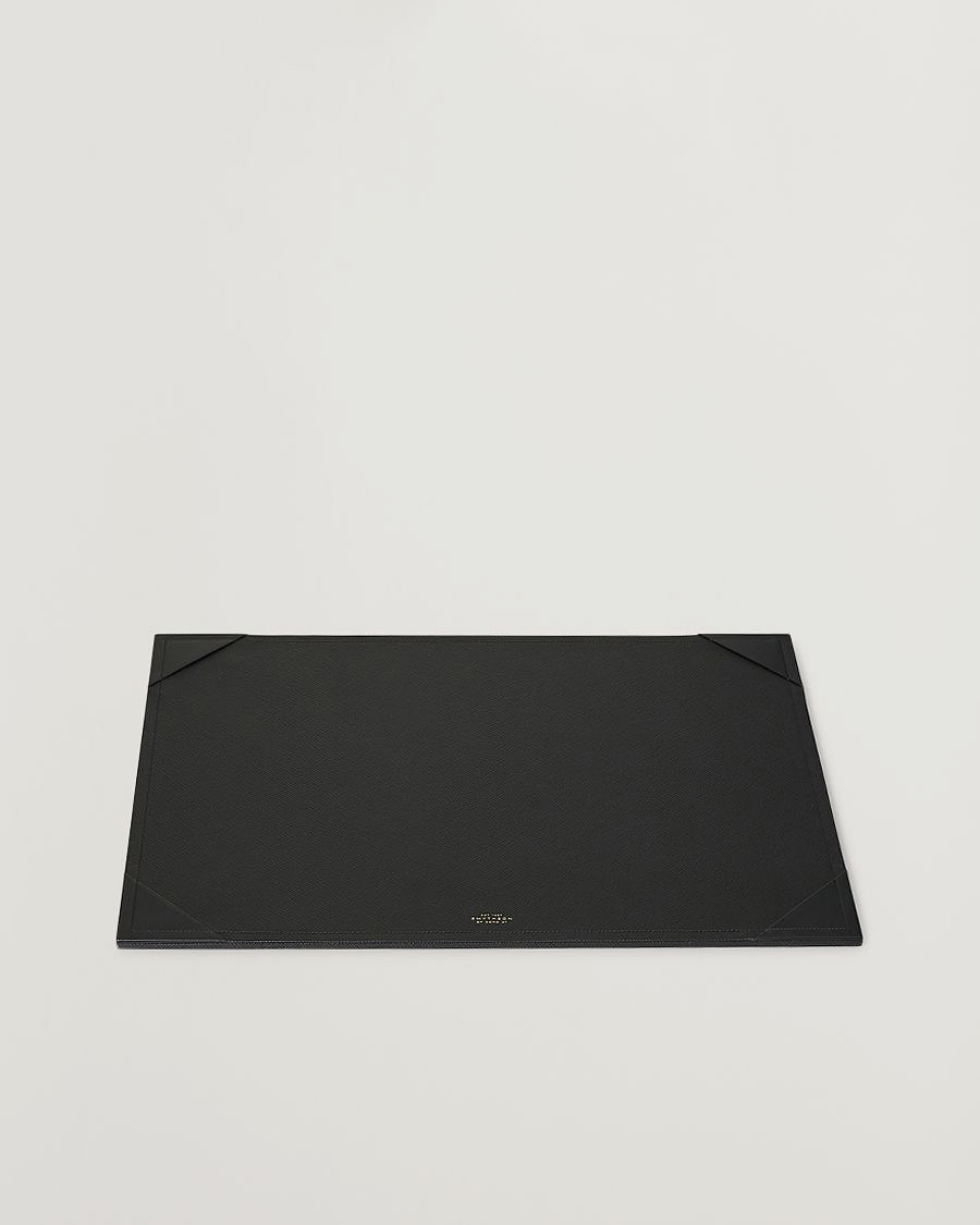 Heren | Thuis | Smythson | Panama Desk Mat Black
