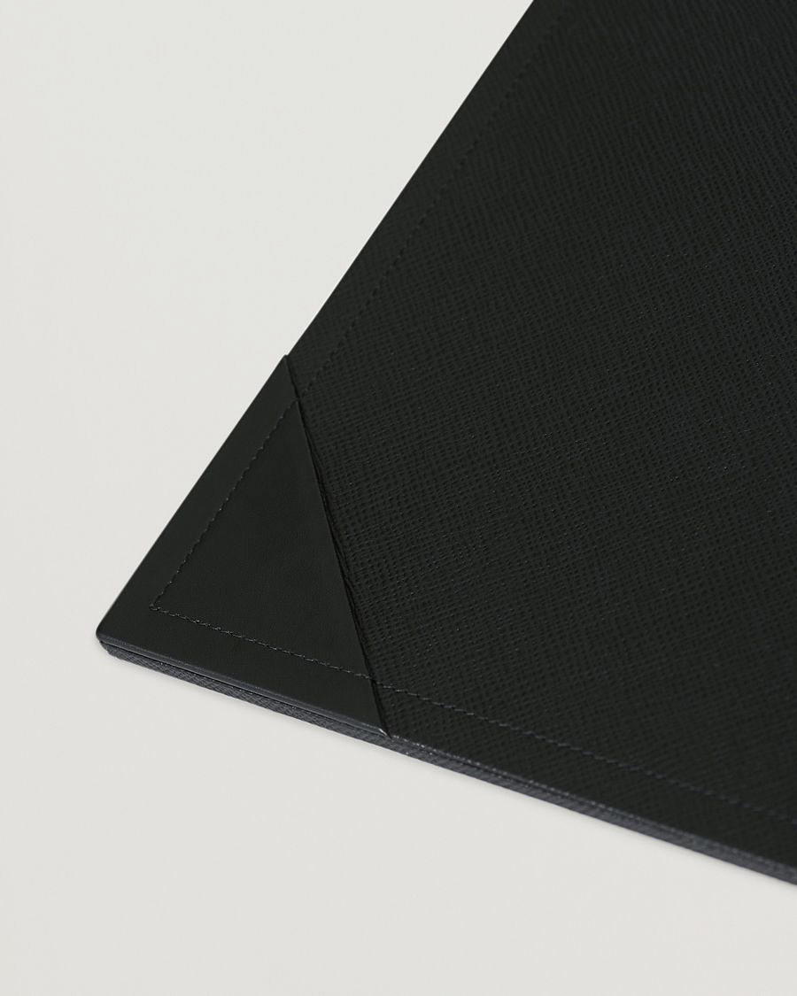 Heren | Thuis | Smythson | Panama Desk Mat Black