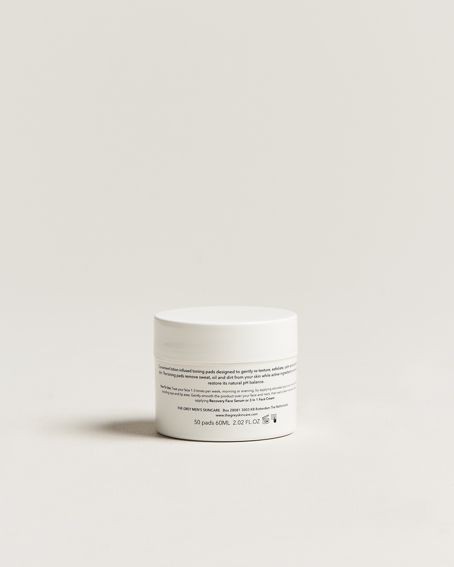 Heren | Huidverzorging | THE GREY | Exfoliating Toning Pads x50/60ml