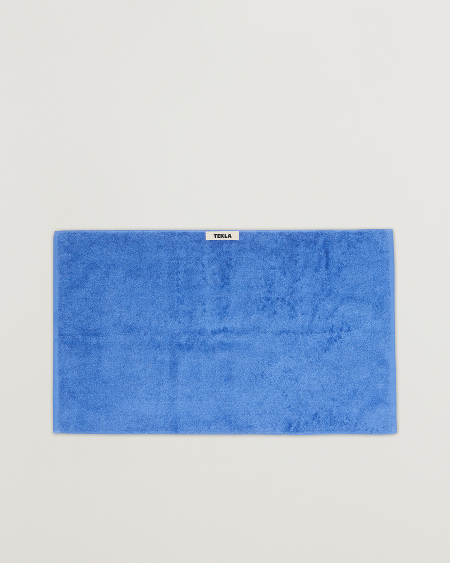 Heren | Cadeaus | Tekla | Organic Terry Hand Towel Clear Blue