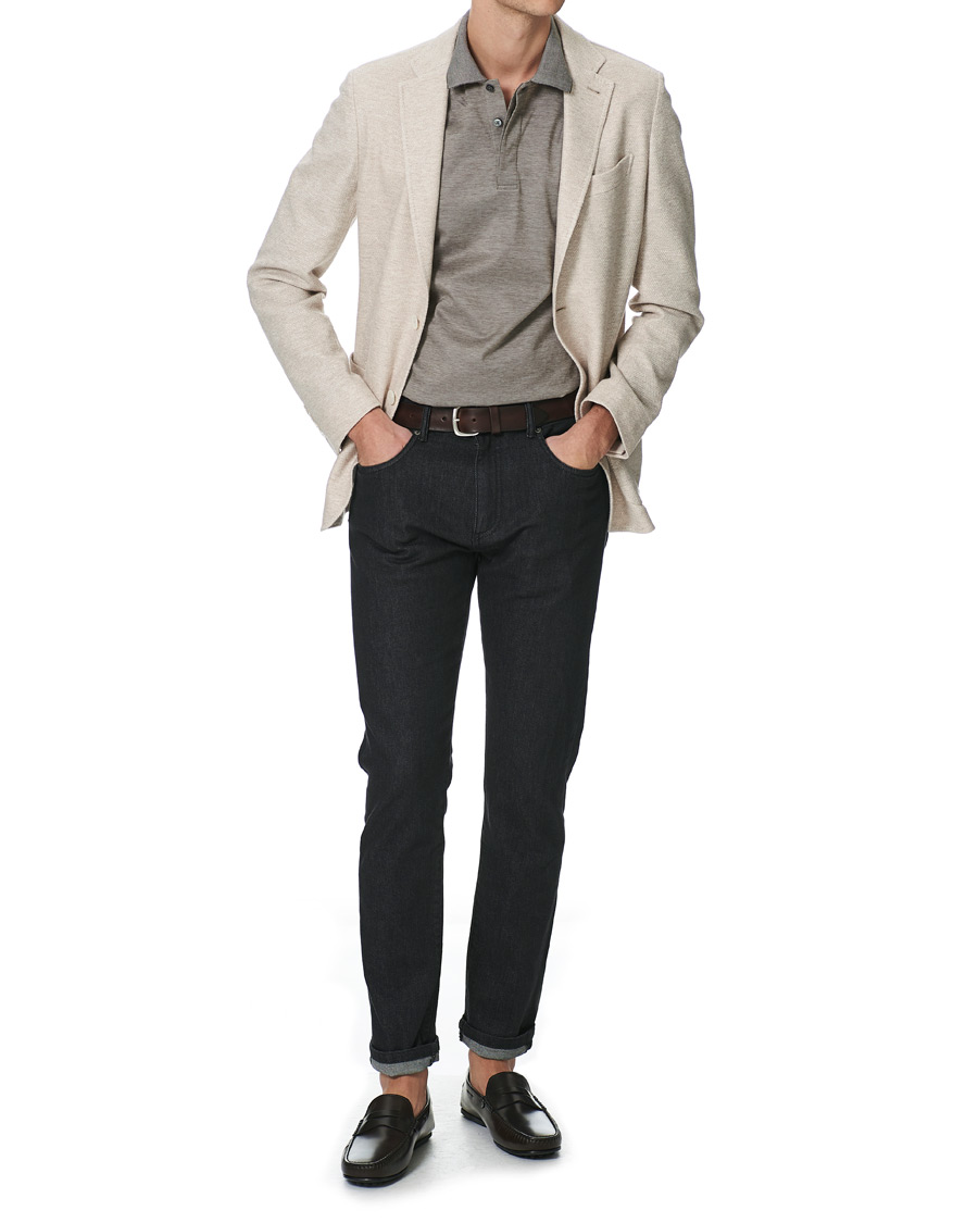 Heren | Blazers | Ermenegildo Zegna | Cotton/Linen Informale Blazer Light Beige