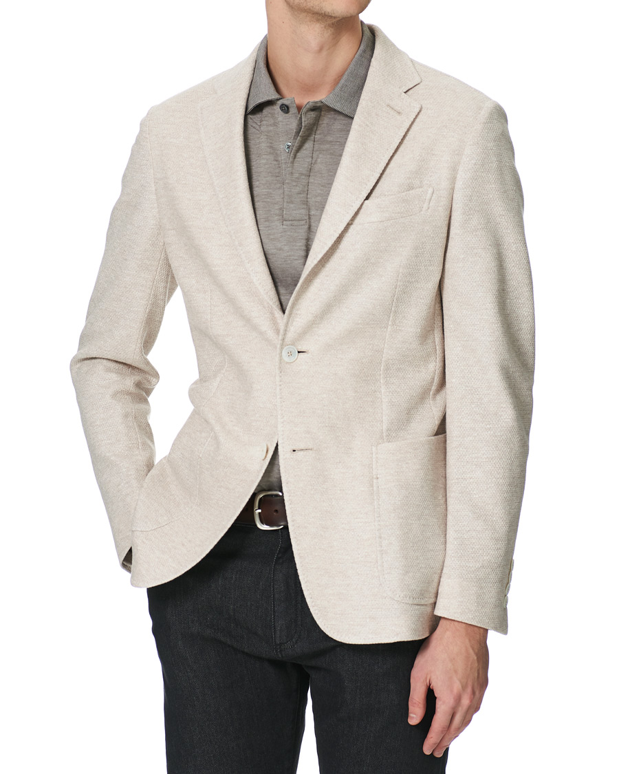 Heren | Blazers | Ermenegildo Zegna | Cotton/Linen Informale Blazer Light Beige