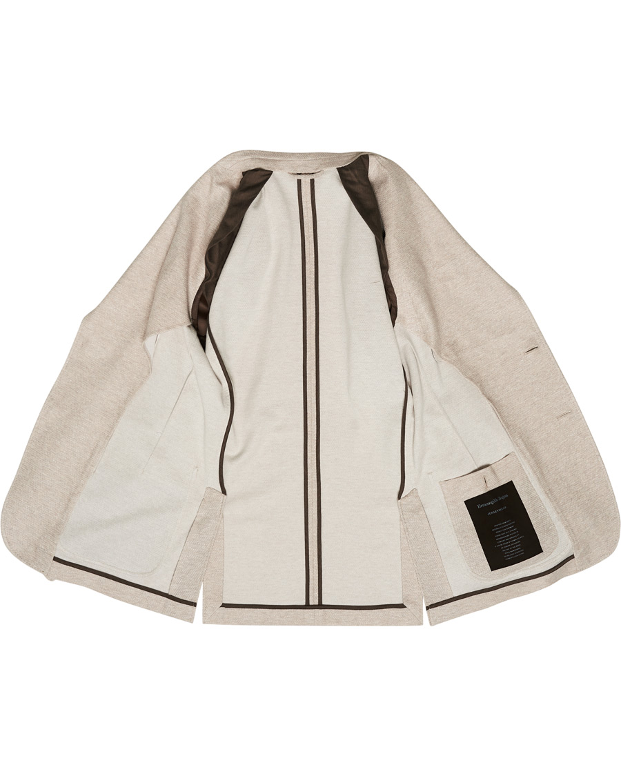 Heren | Blazers | Ermenegildo Zegna | Cotton/Linen Informale Blazer Light Beige