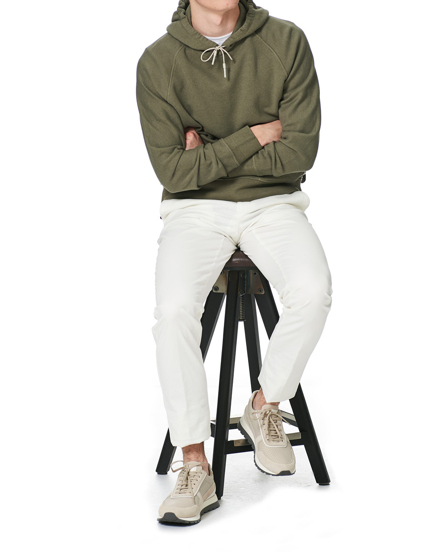 Heren | Truien | Ermenegildo Zegna | Cotton/Cashmere Hoodie Sage Green
