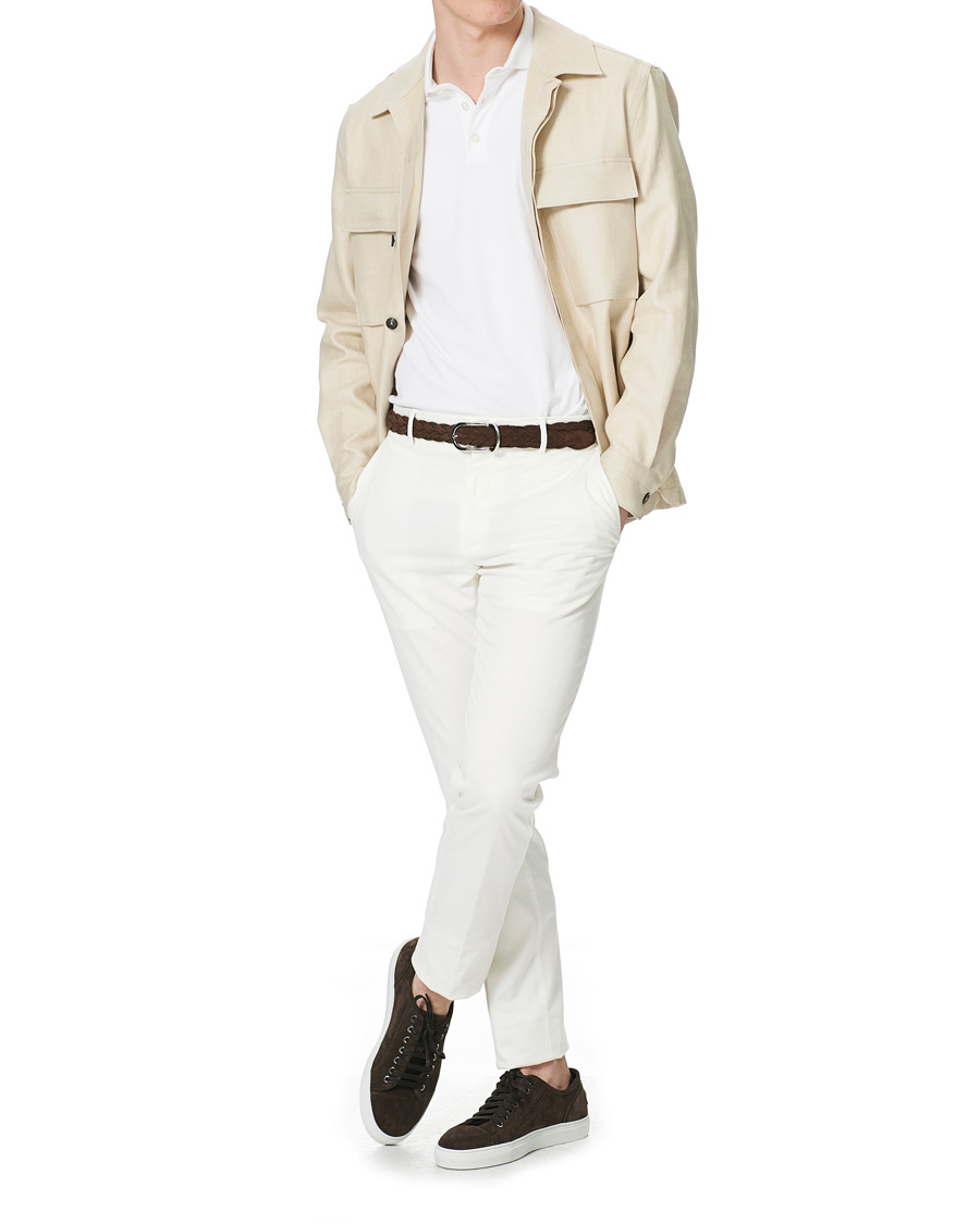 Heren | Overhemden | Ermenegildo Zegna | Linen Shirt Jacket Light Beige