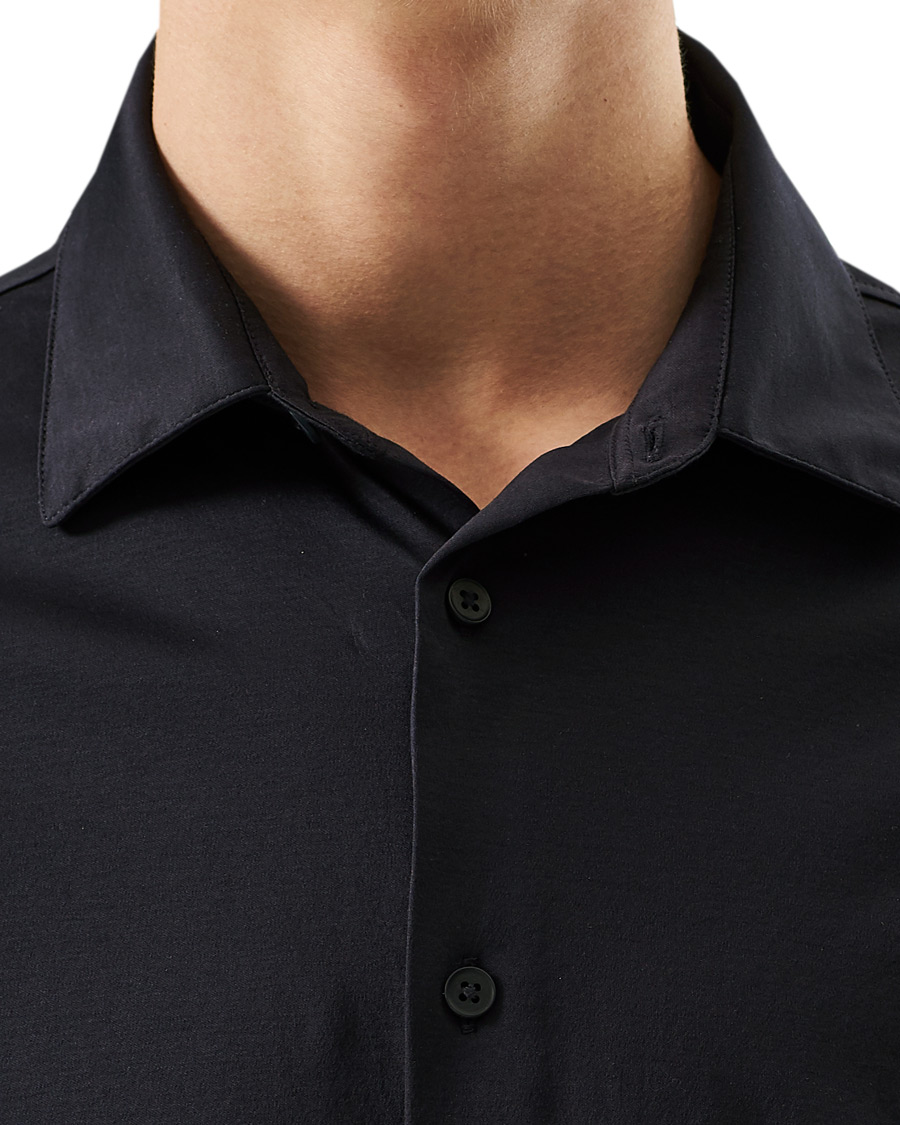 Heren | Overhemden | Z Zegna | Soft Jersey Shirt Navy