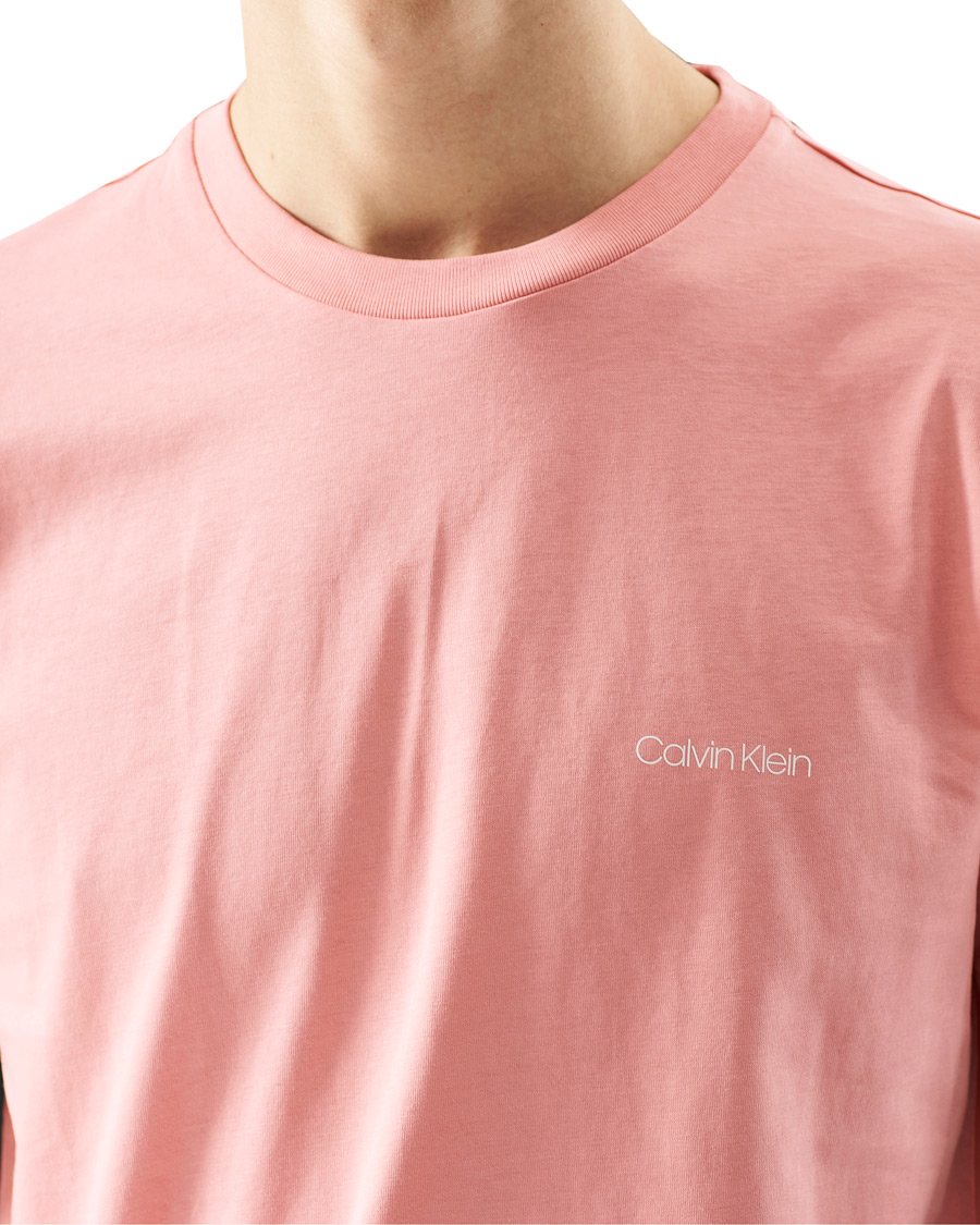 Heren | T-shirts | Calvin Klein | Chest Logo Crew Neck Tee Dusty Pink