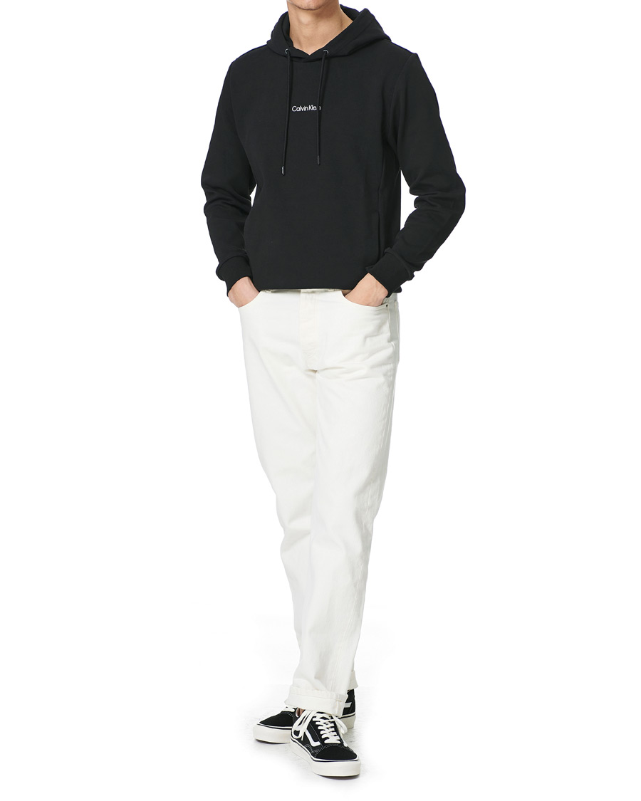 Heren | Truien | Calvin Klein | Small Chest Logo Hoodie Black