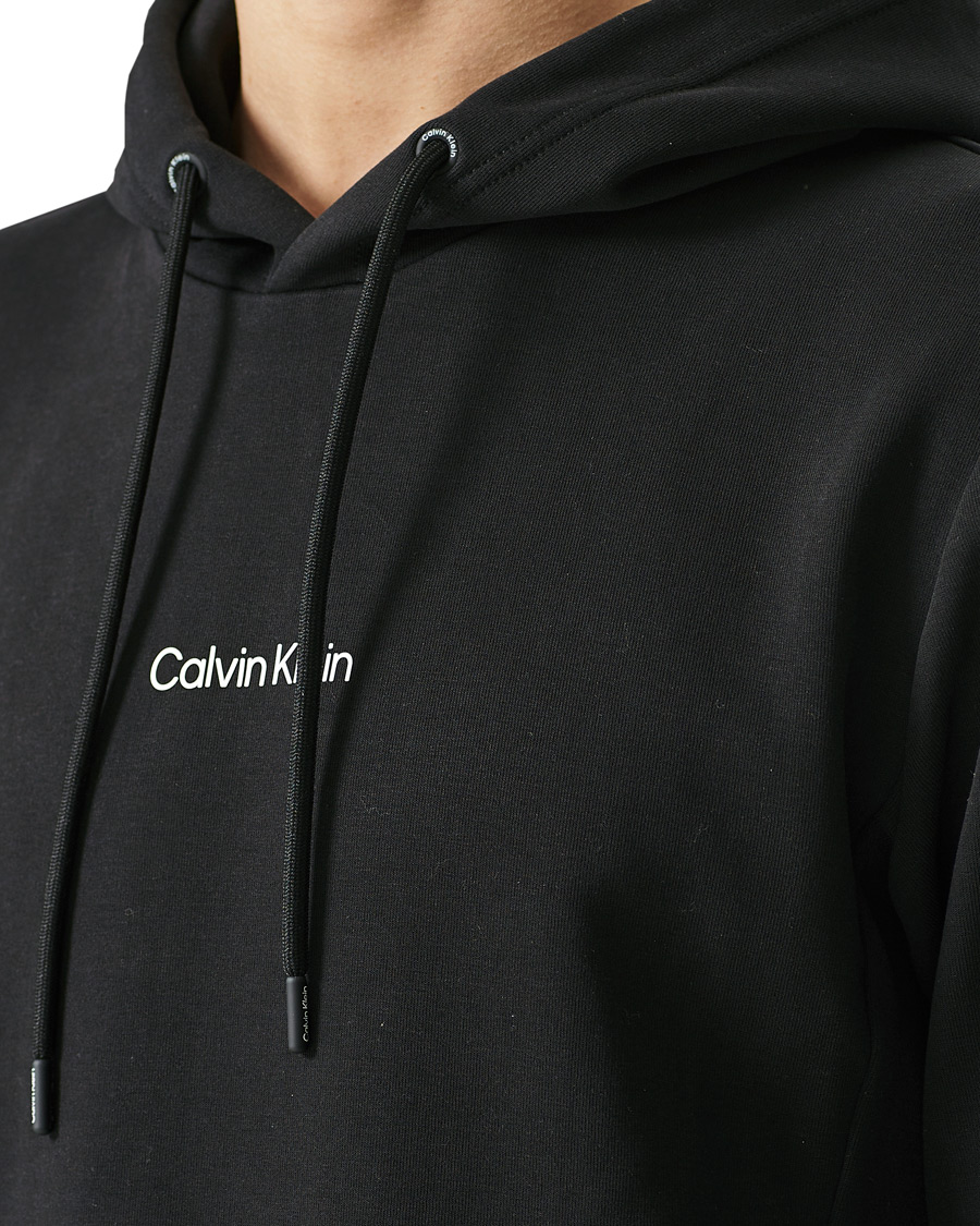 Heren | Truien | Calvin Klein | Small Chest Logo Hoodie Black