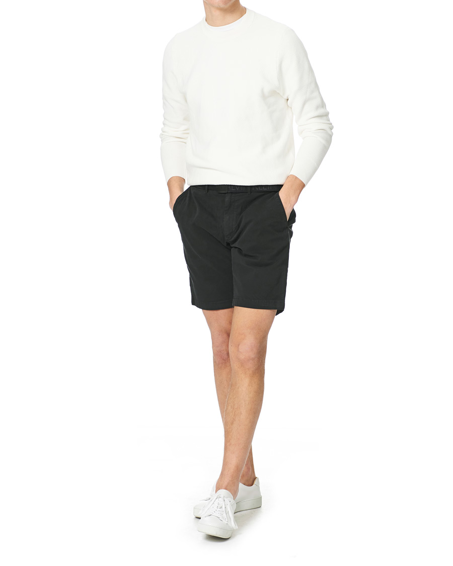 Heren | Korte broek | Calvin Klein | Garment Dyed Belted Shorts Black