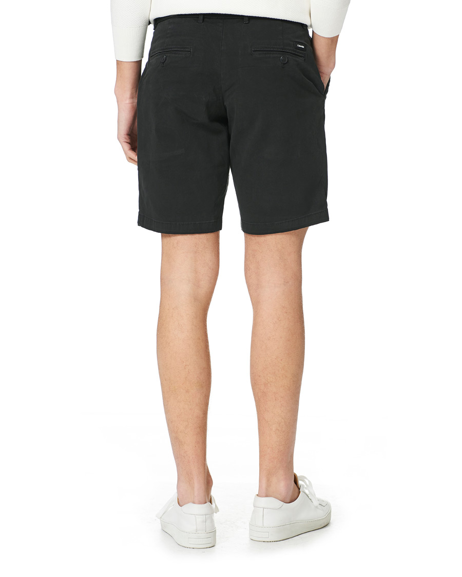 Heren | Korte broek | Calvin Klein | Garment Dyed Belted Shorts Black