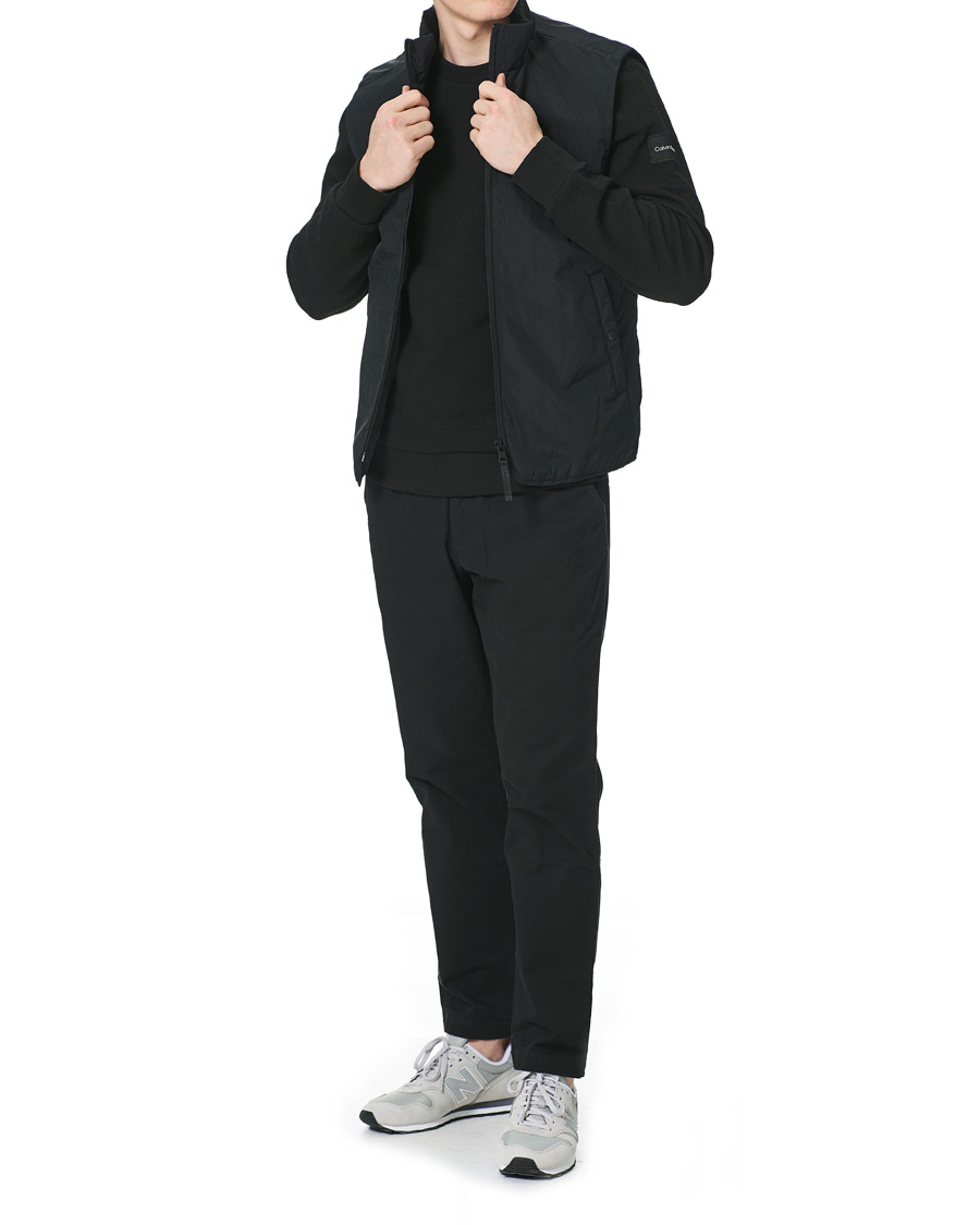 Heren | Jassen | Calvin Klein | Crinkle Nylon Vest Black