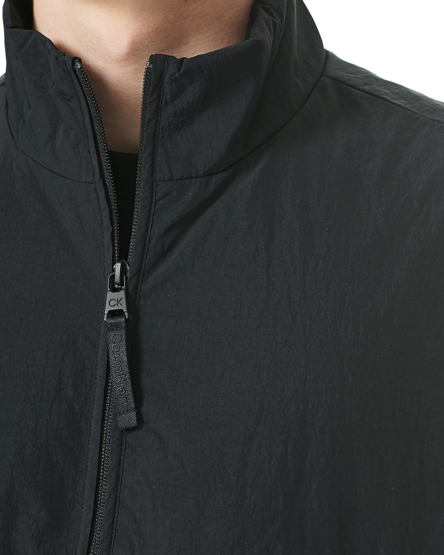 Heren | Jassen | Calvin Klein | Crinkle Nylon Vest Black