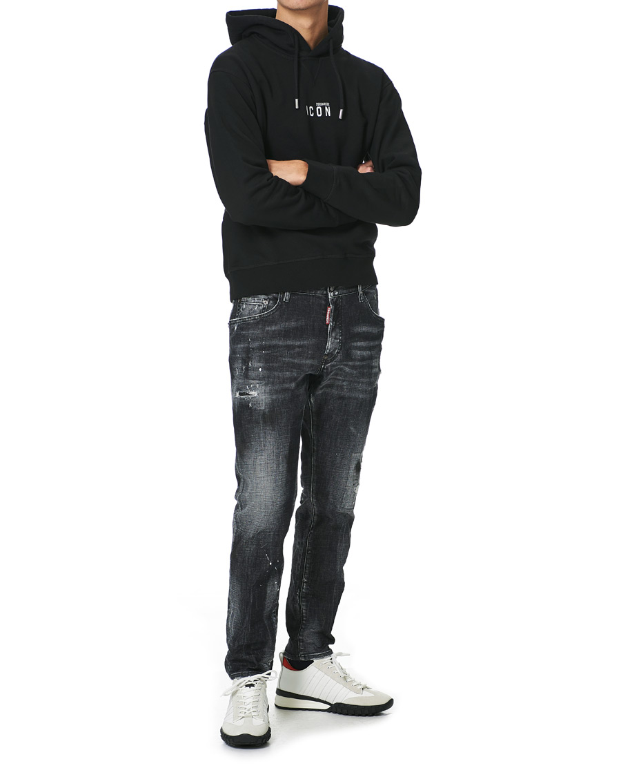 Heren | Jeans | Dsquared2 | Skater Jeans Black Wash