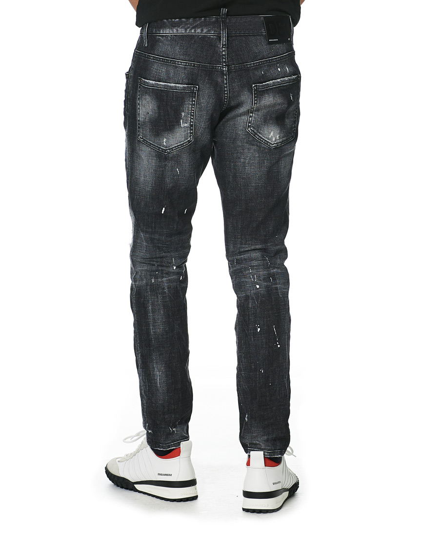 Heren | Jeans | Dsquared2 | Skater Jeans Black Wash