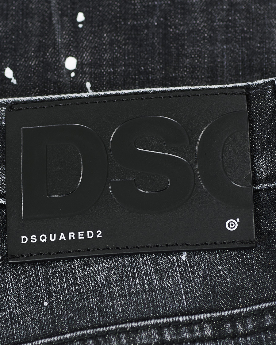 Heren | Jeans | Dsquared2 | Skater Jeans Black Wash