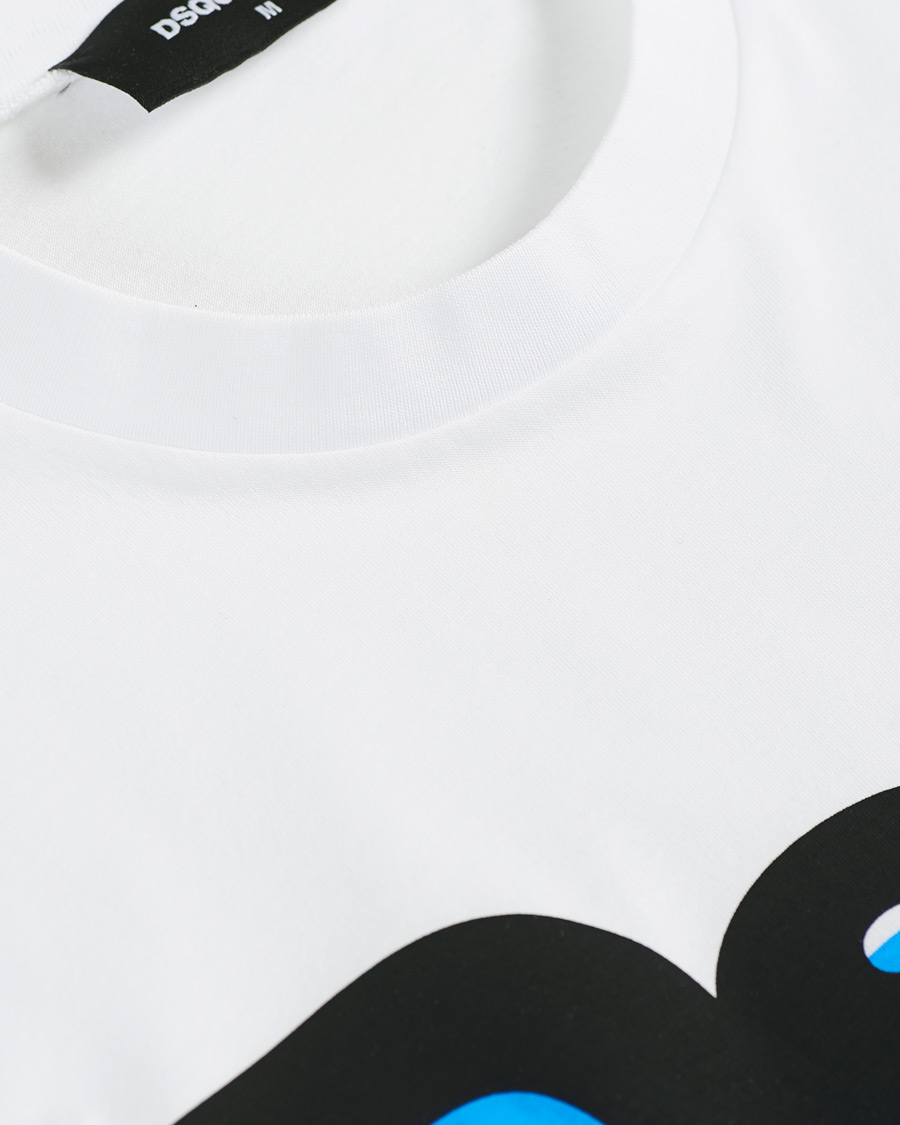 Heren | T-shirts | Dsquared2 | Colour Print Tee White