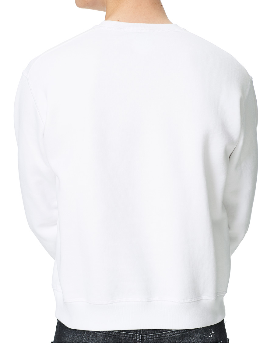 Heren | Truien | Dsquared2 | Flock Logo Sweatshirt White