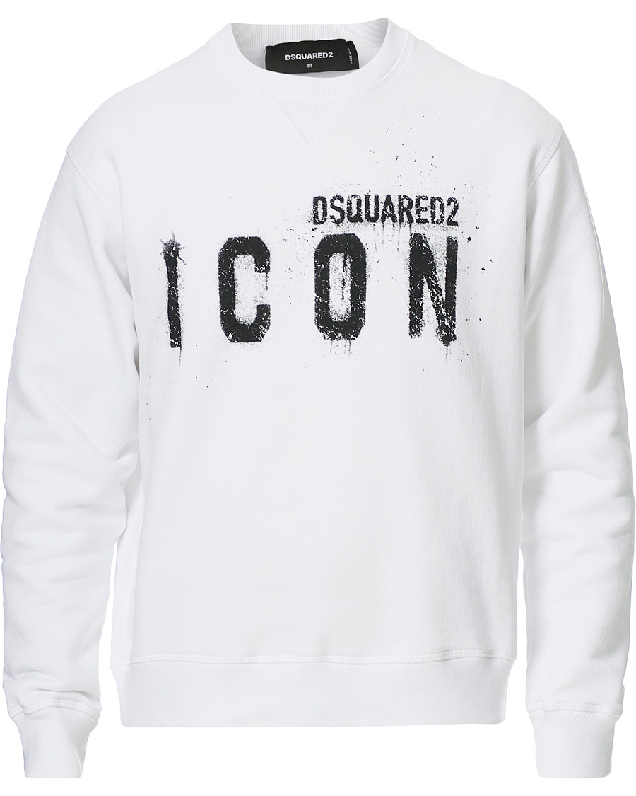 Heren | Truien | Dsquared2 | Icon Logo Sweatshirt White